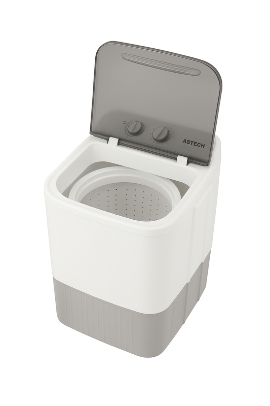Astecch machin à laver semi automatique 8kg